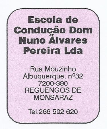 Escola de Condução Dom Nuno Álvares Pereira Lda