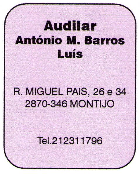 Audilar, António M. Barros Luís