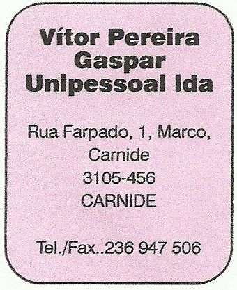 Vítor Pereira Gaspar Unipessoal lda